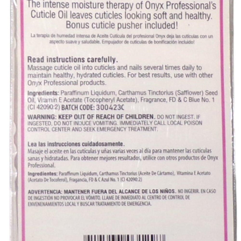 ONYX Professional CUTICLE OIL, Nail Polish, Nail Dryer, Foot Stone Set - Picture 8 of 9